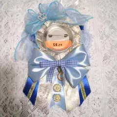 ロゼット 白 青 ゴールド 水色 オーガンジー 月 ばら かわいい 太陽