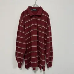 SANTA BARBARA ポロシャツ L ワインレッド