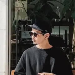 カツラギ　キャップ　BLACK newera