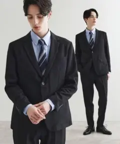 タケオキクチ 洗える ストレッチ セットアップ ブラック 25年モデル