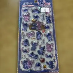 スティッチ　プチドロップステッカー　ディズニー　カミオジャパン