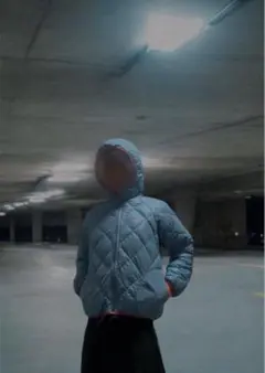 【希少❗️】mont-bell ダウン キルティング　リバーシブル　水色/赤