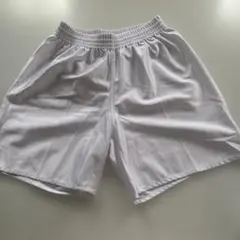 サッカーハーフパンツ　白　150