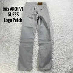 Y2K ARCHIVE GUESS Grey Denim Logo 29のサムネイル