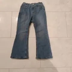 GU デニムフレアパンツ 110サイズ