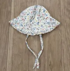 プチバトー　花柄 ハット12/18mois