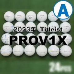 A53】 Titleist PROV1X 黄 2023年 ロストボール 24球 - メルカリ