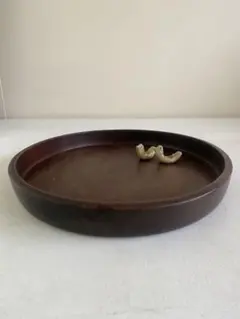 木の丸盆　古道具　天然木　菓子鉢　豆皿　煎茶器　骨董　アンティーク