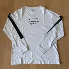 美品 gotham nyc ゴッサム エヌワイシー ロンT ホワイト Ｌ