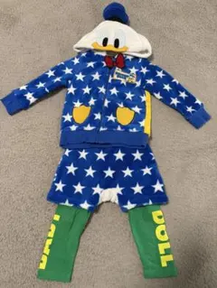 BABYDOLL ドナルド フリースセットアップ 90cm