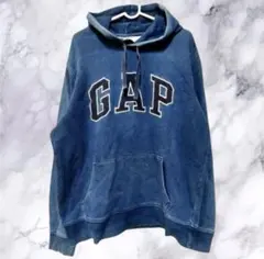 完売品‼️GAP フード付きパーカー M オーバーサイズデニム風 Y2K 00s