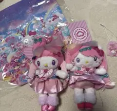 サンリオ　原宿限定　キティマイメロファッション　ノベルティ付き