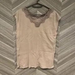 グローバルワーク BEAUTEE レースVフレンチT サイズL