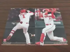 プロ野球チップス2021 広島カープ 鈴木誠也 / 堂林翔太