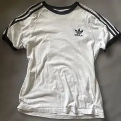 adidas ホワイト Tシャツ M