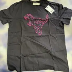 COACH レキシープリント Tシャツ M 黒のサムネイル