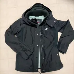 美品 HOLLISTER ホリスター フード付ジャケット 黒 M