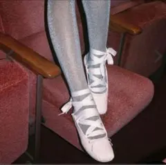 【新品未使用】bibiy B.ballet shoesレースアップバレエシューズ