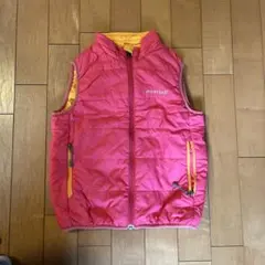 mont-bell 子供ダウンベスト（リバーシブル、110㌢）