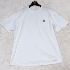 美品✨Carhartt ポケットTシャツ ロゴ ホワイト Lサイズのサムネイル