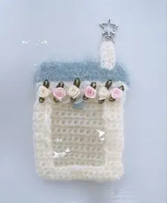 ハンドメイド シルバニアファミリー持ち運びポーチ 薔薇 星 お家