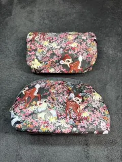 lesportsac レスポートサック バンビコラボポーチ 2個セット