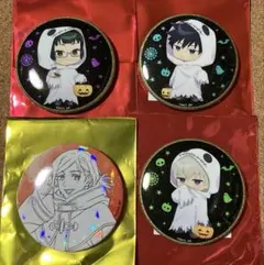 呪術廻戦　マルキューブ　缶バッジ 狗巻棘　禪院真希　釘崎野薔薇　伏黒恵