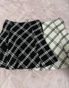 ツイードフレアミニスカート[mei37]