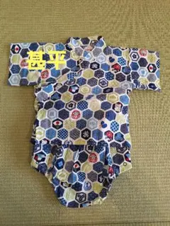 甚平　ベビー　80cm　男の子　和柄　ロンパース　赤ちゃん　関西ベビー株式会社