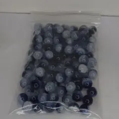 ガラスビーズ、ブルーグレー