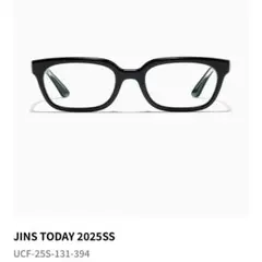 JINS TODAY 2025SS ブラックフレーム メガネ