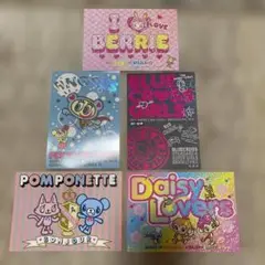 キャラクター　A6カード5種セット