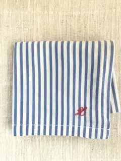 check&stripe 大判ハンカチ