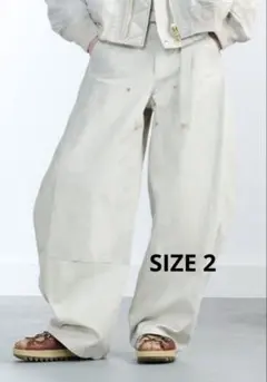 sacai Carhartt WIP Duck Pants IVORY 2