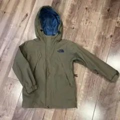 THE NORTH FACEスクープジャケット　130㎝カーキ　記名なし