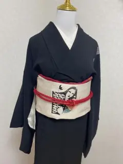 訪問着 黒