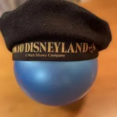 東京ディズニーランド 黒色帽子　ベレー帽