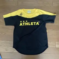 ATHLETA サッカーシャツ Sサイズ 黒/黄