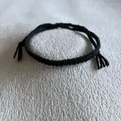 ミサンガ※ アンクレット　黒