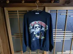 LA GUNS ビンテージ　スウェット　黒　XL イタリア製