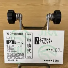 値下げ グラスワンダー単勝馬券セット 値下げ グラスワンダー単勝馬券セット 値下げ グラスワンダー