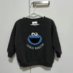 【SESAME STREET】クッキーモンスター トレーナー 95cm
