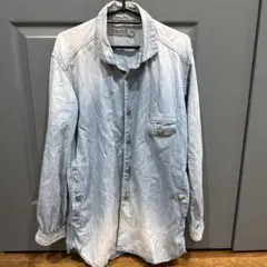 トローヴ 長袖デニムシャツ ライトブルーのサムネイル