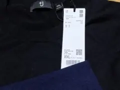 新品 ユニクロ ＋J シルクコットンクルーネックセーター カラーブロック XXL