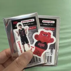 アルバルク東京　プレイヤーズ防水ステッカー 小酒部泰暉選手　ルーク　2枚セット