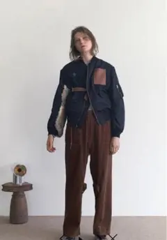 定價五萬日圓 未使用 sunsea Corduroy 褲子 綁腿款 尺寸 L