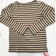 無印良品　ストライプ長袖Tシャツ Mサイズ 100%コットン