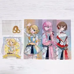 プロセカ感謝祭 オーロラ箔押しアクリルキーホルダー 特典クリアしおり セット