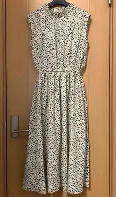 美品！ノースリーブロングワンピース　フリーサイズ