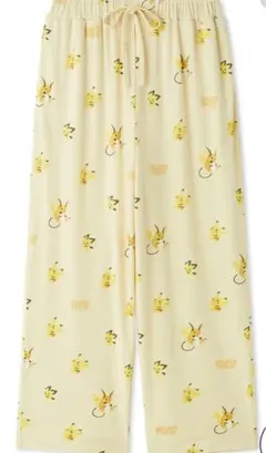 ジェラートピケ ポケモン ワンポイントTシャツ&ロングパンツセットM-L